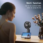 Yesido Foldable Silent Handheld USB Charging Fan YF10 - Image 5