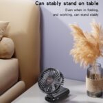 Yesido Foldable Silent Handheld USB Charging Fan YF10 - Image 7
