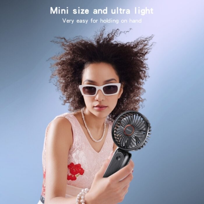 Yesido Foldable Silent Handheld USB Charging Fan YF10 - Image 8