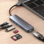 Yesido HB11 6 in 1 Intelligent HUB Docking Station - Image 2
