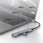 Yesido HB17 4 in 1 Type-C Multifunctional Docking Station - Image 3