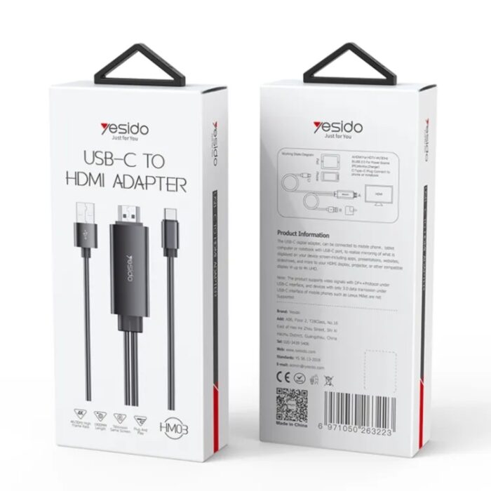 Yesido HM03 USB-C to HDMI Adapter - Image 3