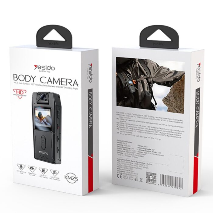 Yesido KM25 Outdoor Body Camera - Image 3