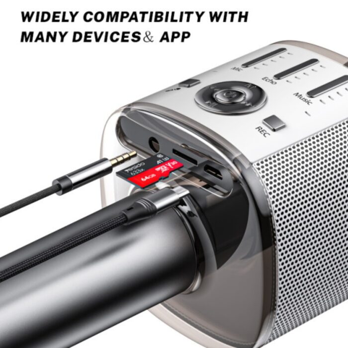 Yesido Karoake Bluetooth Microphone Speaker KR10 - Image 2