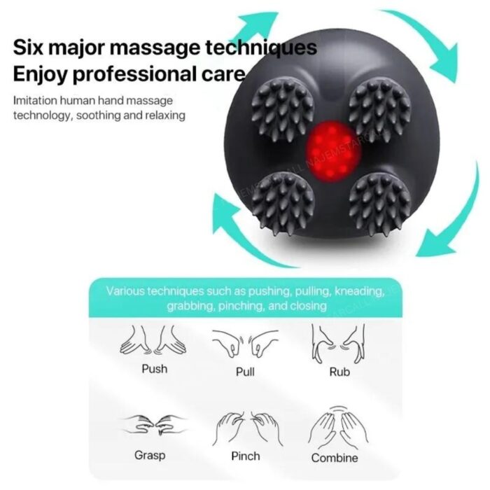 Yesido MG04 Intelligent Head Massager Care Instrument - Image 7