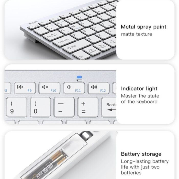 Yesido Mini Wireless Keyboard KB11 - Image 7