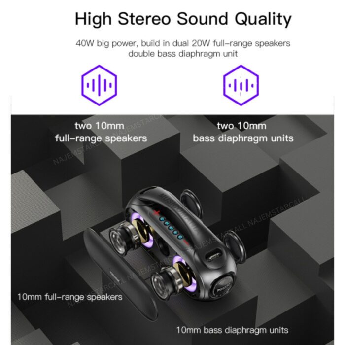 Yesido Portable Bluetooth Speaker YSW19 - Image 2