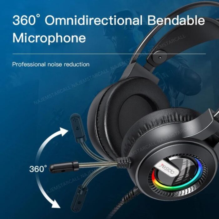 Yesido RGB Light Gaming Headset EK02 - Image 6
