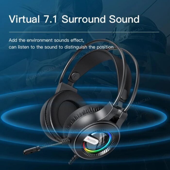 Yesido RGB Light Gaming Headset EK02 - Image 5