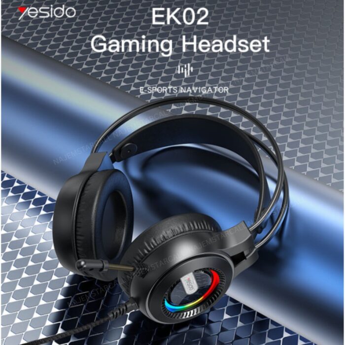 Yesido RGB Light Gaming Headset EK02 - Image 2