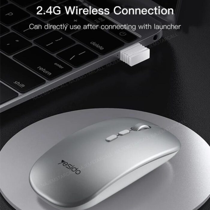 Yesido Slim Rechargeable Wireless Mouse KB15 - Image 7