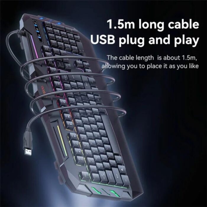 Yesido USB Wired Gaming Keyboard With Breathing Light KB21 - Image 3