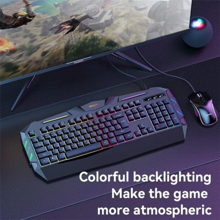 Yesido USB Wired Gaming Keyboard With Breathing Light KB21 - Image 5