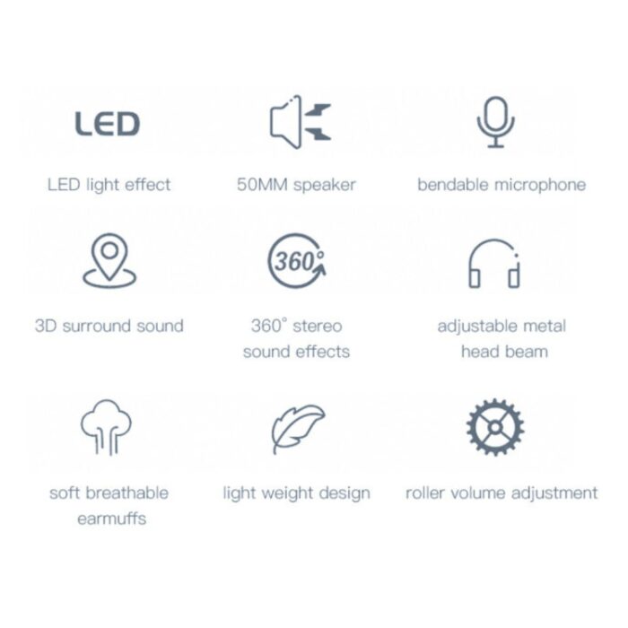 Yesido Wired Gaming Headset EK01 - Image 9