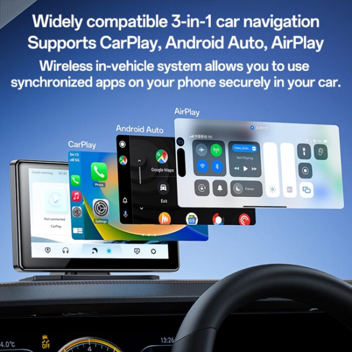 Yesido Wireless Car Stereo Car Play Navigation KM17 - Image 3