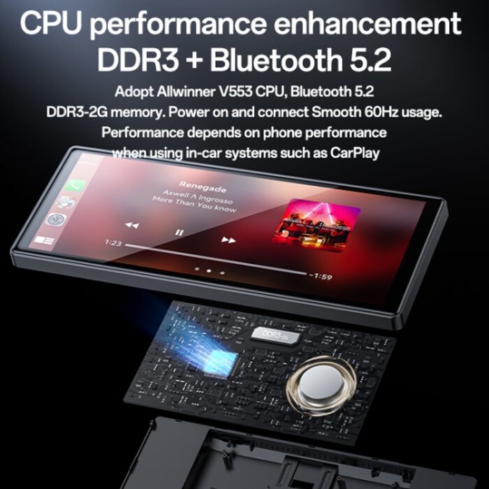 Yesido Wireless Car Stereo with Rear Camera KM19 - Image 6