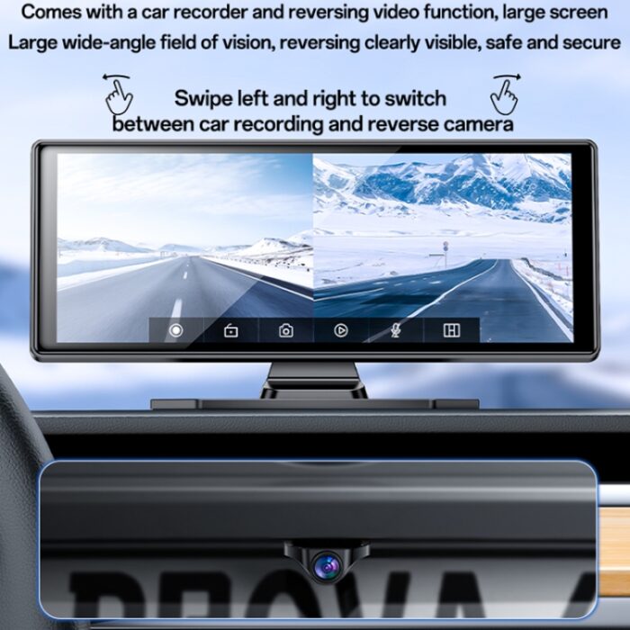 Yesido Wireless Car Stereo with Rear Camera KM19 - Image 8