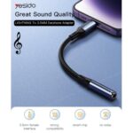 Yesido YAU37 Lightning to 3.5mm Adapter Cable - Image 2