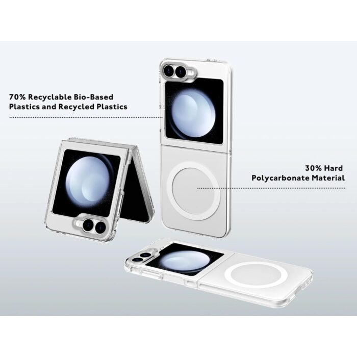 YoungKit Magnetic Transparent Case for Samsung Z Flip 6 - Image 5