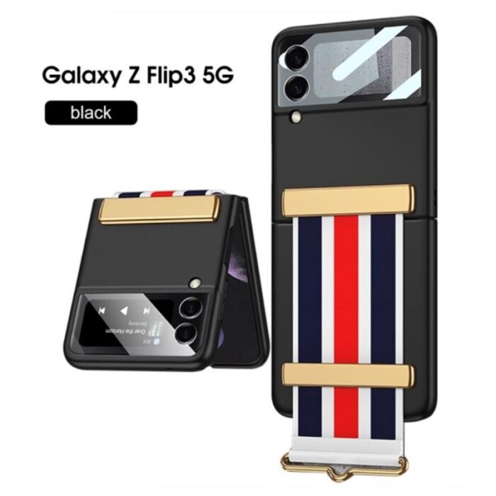 Z Flip 3 Case Painted Hand Strap - Image 3