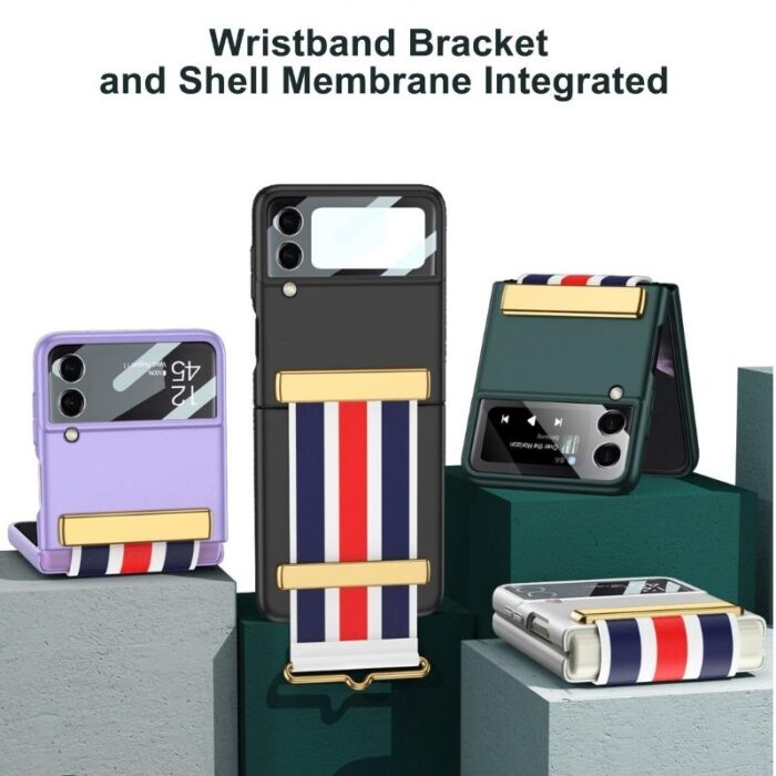Z Flip 3 Case Painted Hand Strap - Image 7