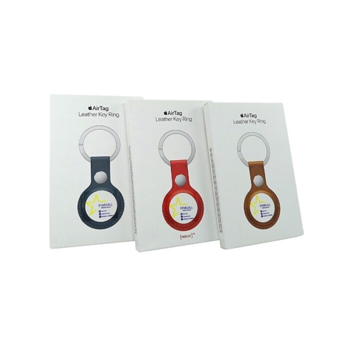 Apple AirTag Leather Key Ring - Image 5
