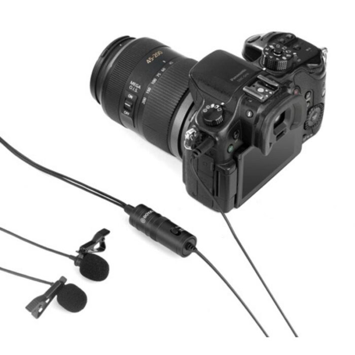 Boya Dual Omni-directional Lavalier Mic BY-M1DM - Image 4