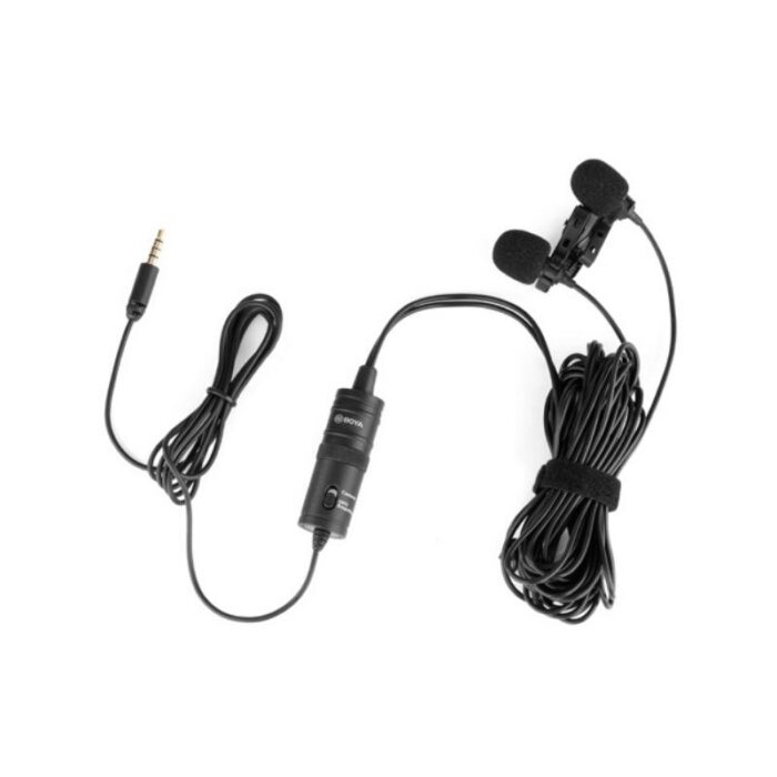 Boya Dual Omni-directional Lavalier Mic BY-M1DM - Image 6