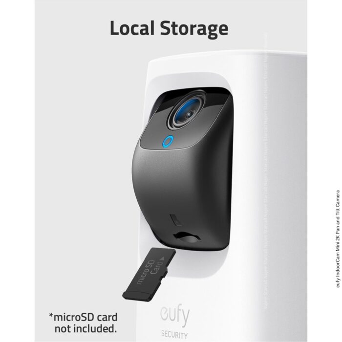 eufy IndoorCam Mini 2K Pan and Tilt Camera - Image 5