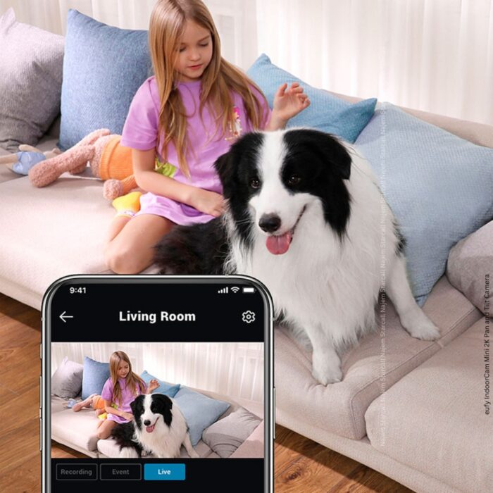 eufy IndoorCam Mini 2K Pan and Tilt Camera - Image 7