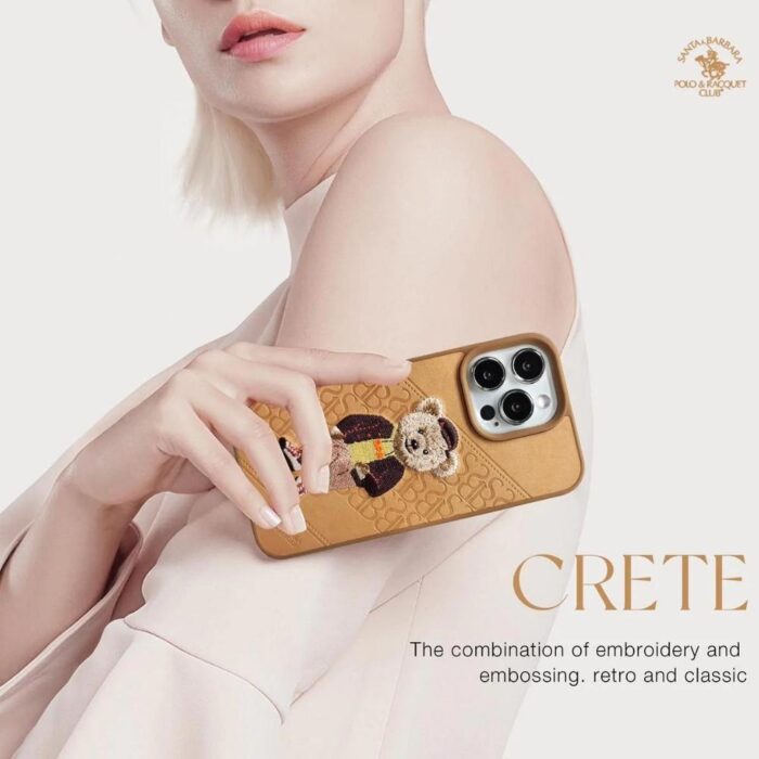iPhone 14 Pro Max Crete Series Genuine Santa Barbara Leather Case - Image 6
