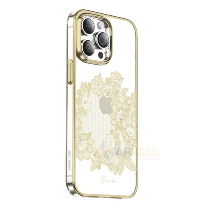 iPhone 14 Pro Max Green Lion Nature 2 Flower Curtain - Image 3