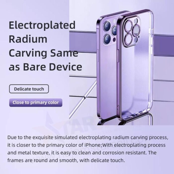 iPhone 14 Pro ROCK Matte Electroplating Case - Image 4