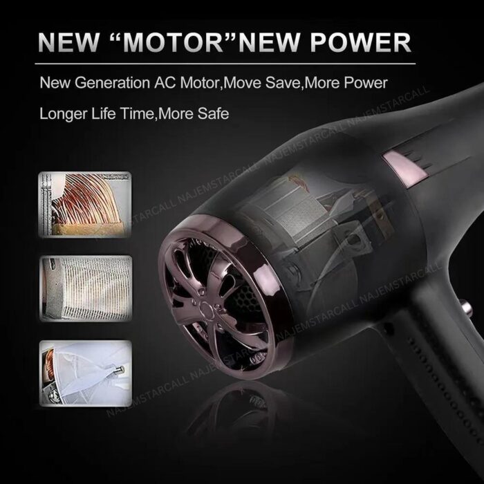 iTel Strong Wind Fast Drying Hair Styling 2200W IHD-33 - Image 2