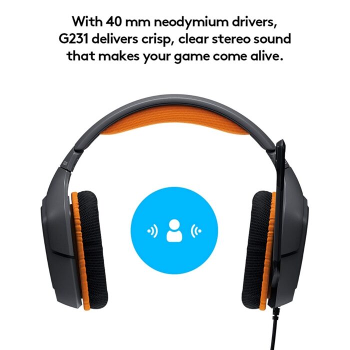 Logitech G231 Prodigy Wired Gaming Headset - Image 3