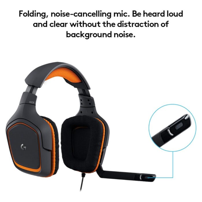 Logitech G231 Prodigy Wired Gaming Headset - Image 4