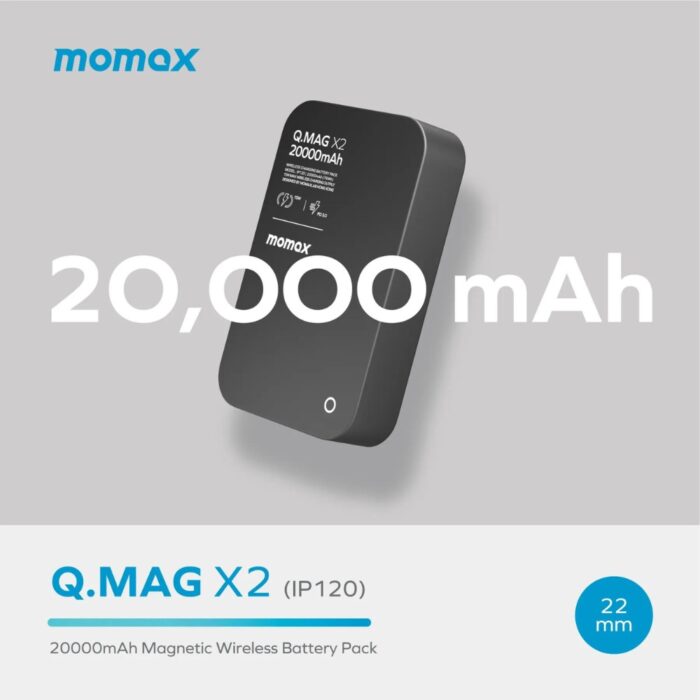 momax Q Mag X2 Magnetic Wireless Battery Pack 20000mAh - Image 2