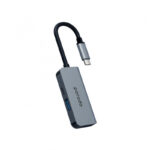 Porodo 3 in 1 Aluminum USB-C Hub
