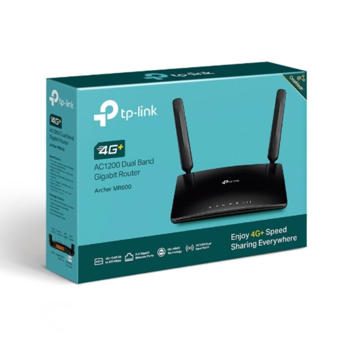 TP-Link Archer MR600 4G+ Cat6 AC1200 Wireless Dual Band Gigabit Router - Image 4
