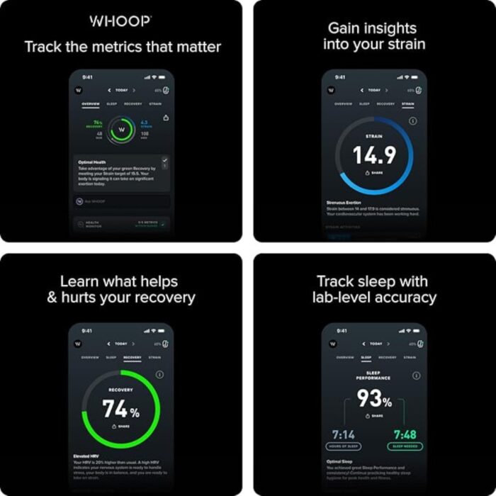 WHOOP 4.0 Tracker - 12 Month Subscription - Image 3
