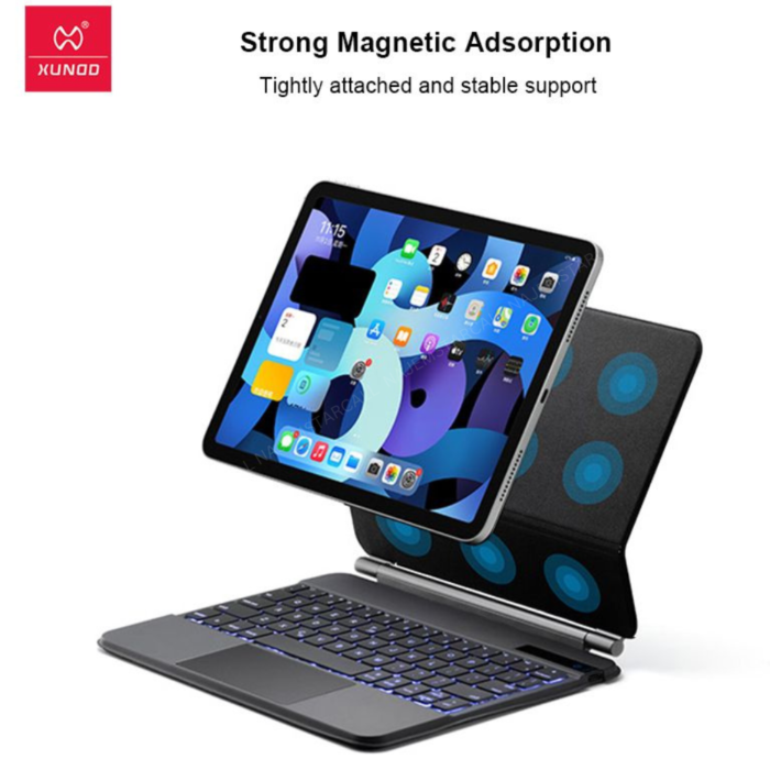 Xundd Magnetic Case with Keyboard for iPad Pro 11 and iPad Air 10.9 - Image 8