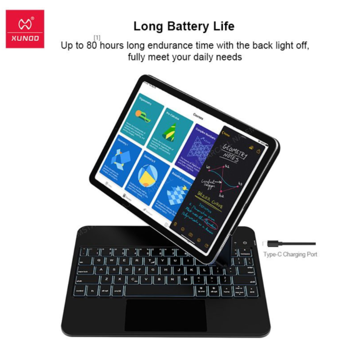 Xundd 360 Magnetic Keyboard Case for iPad Pro 11 and  iPad Air 10.9 - Image 5