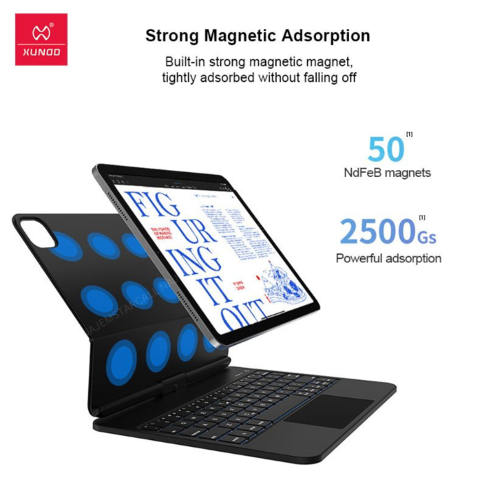 Xundd Magnetic Case with Keyboard for iPad Pro 12.9 - Image 5