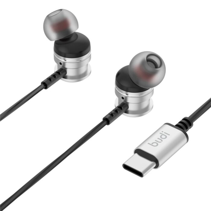 BUDI EP78TB 1.2m Type-C Wired Earphones - Image 2