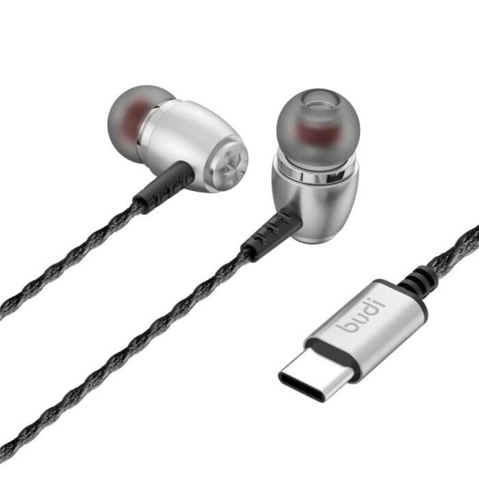 BUDI EP80TB 1.2m Type-C Wired Earphones - Image 2