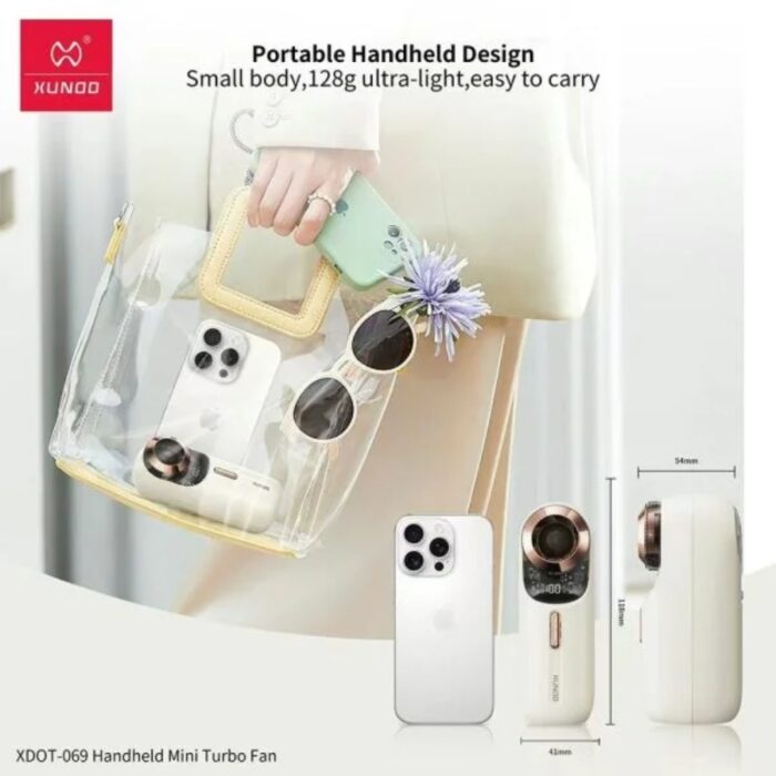 Xundd XDOT-069 Handheld Mini Turbo Fan - Image 5