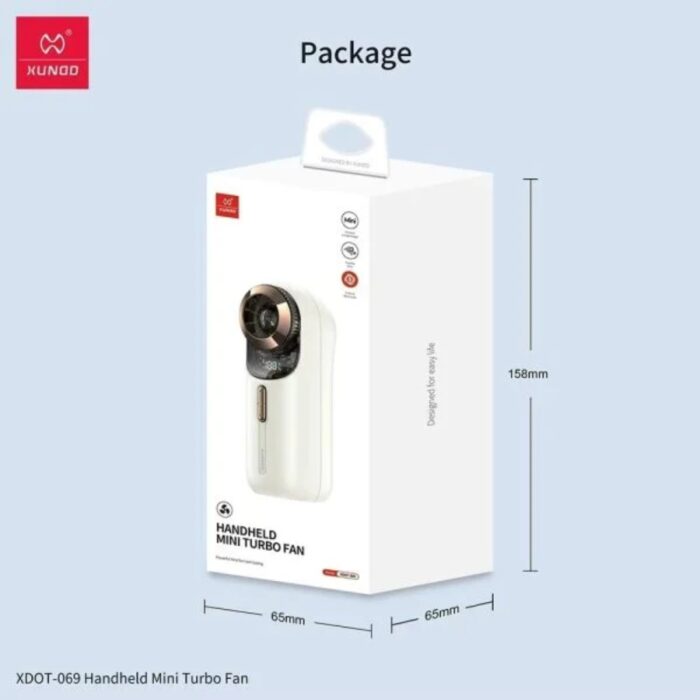 Xundd XDOT-069 Handheld Mini Turbo Fan - Image 3