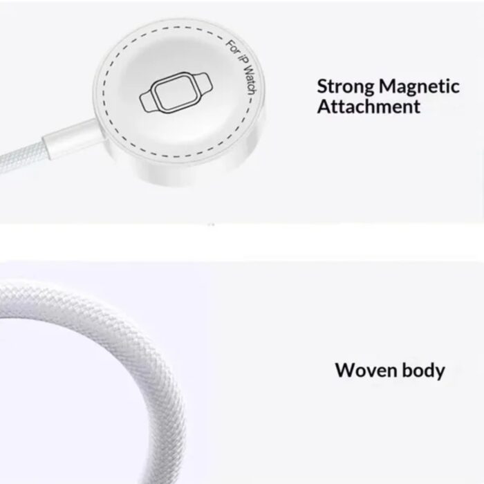 YESIDO 1m 2.5W Fast Charging Cable for Apple Watch - Image 2