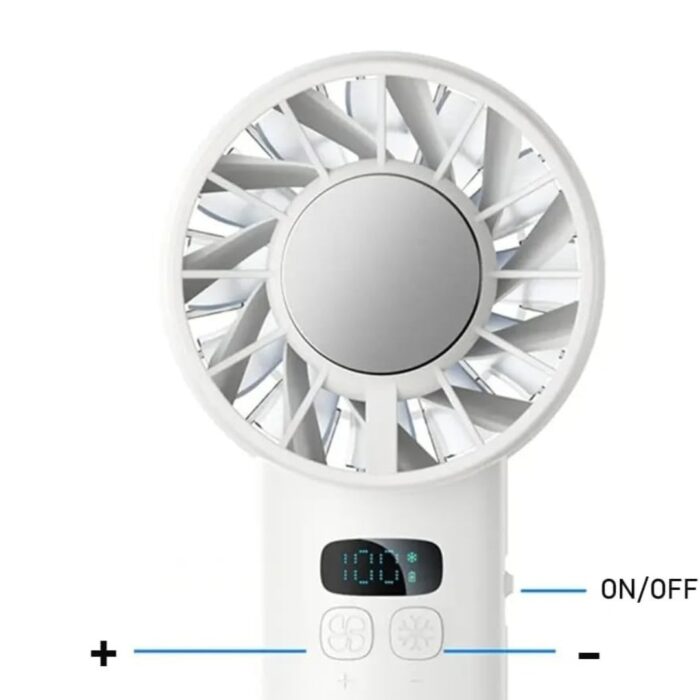 YESIDO YF18 Handheld Rechargeable Fan - Image 3