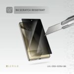 Levelo 2.5D Silk Print High Silicon Aluminum Glass Privacy Protector for Samsung S25 Ultra - Image 5